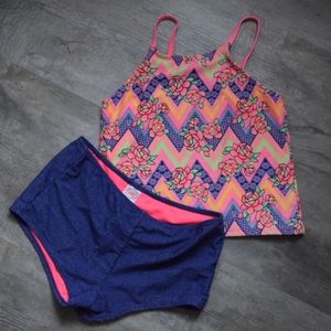 Girls Swim Tankini Set Size 14/16